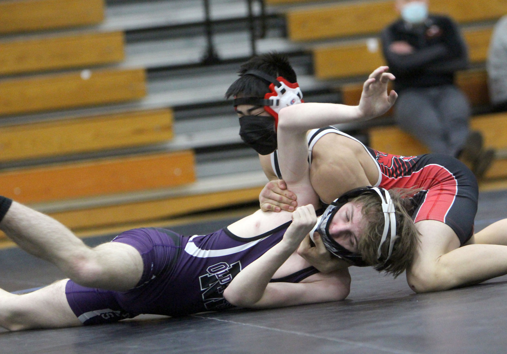 Division 1 prep wrestling sectionals at Eau Claire North 1-30-21